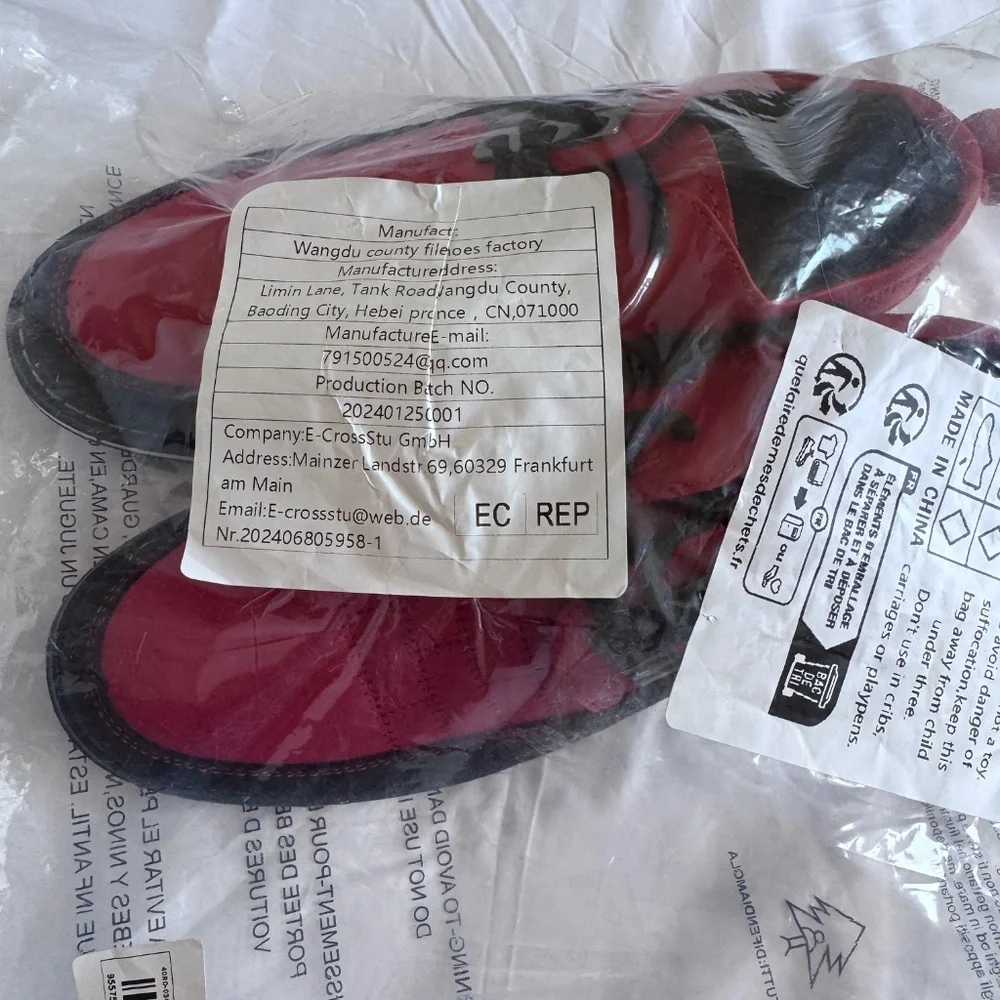 Shein Men’s Red & Black Lace-Up Dress Shoes | EU 40 / US 7 | NWT - Picture 3 of 6